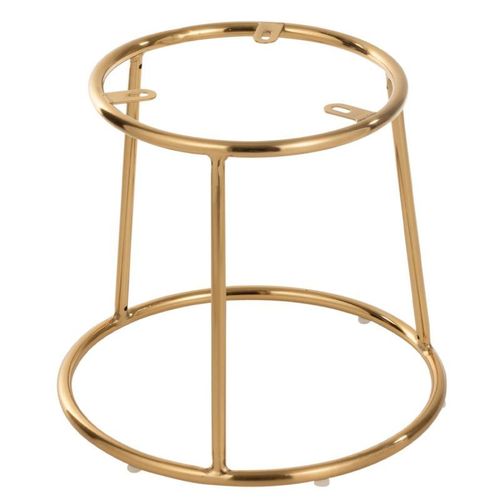 Paris Prix - Support Pour Tabouret Métal "Hemera" 39cm Or