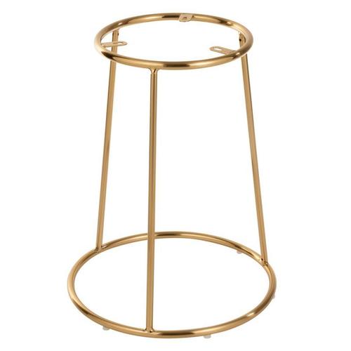 Paris Prix - Support Pour Tabouret Métal "Hemera" 55cm Or