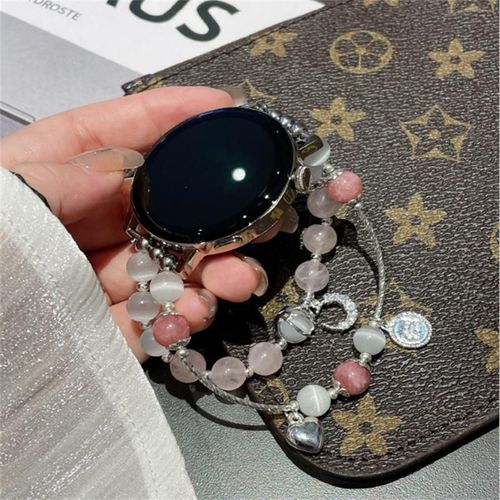 Applicable À Huawei Watch Gt2/3 Bracelet Lucky Cat's Eye Stone 78 Bracelet Watch34pro Summer Tide Light Style De Luxe-Pendentif ?il De Chat Lune De Couleurs Mélangées - Honor Magic2 [Cadran 46 Mm]/M