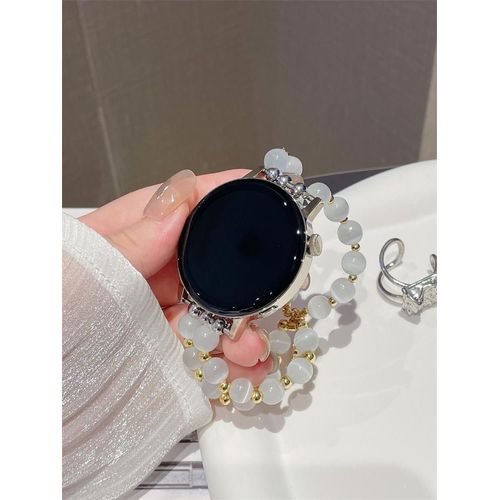 Applicable À Huawei Watch Gt2/3 Bracelet Lucky Cat's Eye Stone 78 Bracelet Watch34pro Summer Tide Light Style De Luxe-Pendentif ?il De Chat Porte-Bonheur - Honor Magic2 [Cadran 46 Mm]/Magic/Gs Pro