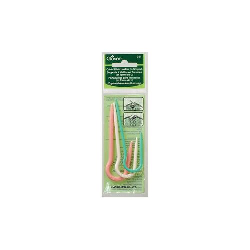 Set De 3 Aiguilles À Torsades En Forme De U - Clover - L¿Outil Indispensable Pour Des Torsades Parfaites En Tricot !