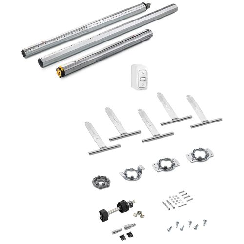 MS 2600 - Kit de motorisation volet roulant universel filaire - 20 Nm - largeur max 2.6 m - pour coffre traditionnel, rénovation, tunnel ou bloc-baie