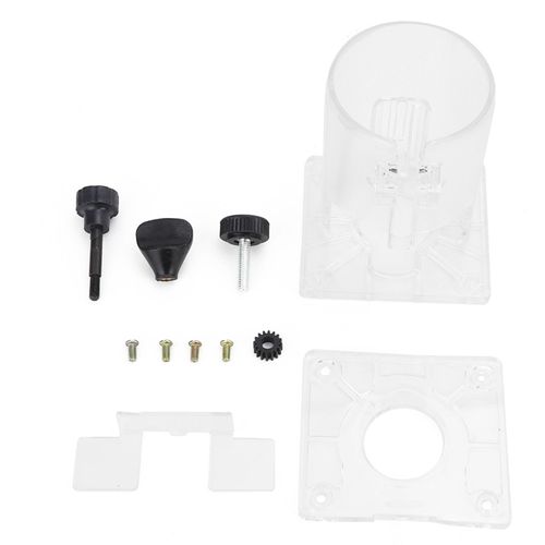 Base en plastique transparente pour outil electrique, accessoire de protection (epaissie) pour defonceuse a bois