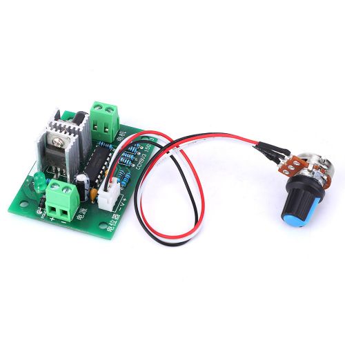 Module de carte controleur de vitesse de moteur CC 12-24 V 6 A DC Regulation de vitesse en continu PWM