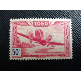 Timbre Togo Yt Pa 9 Avion Au-Dessus Du Paysage 1942 (060309 )