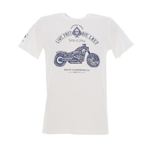 Tee Shirt Manches Courtes Deeluxe Park Ts M Ope Blanc M