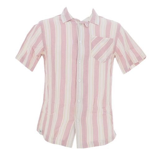 Chemise Manches Courtes Deeluxe Curries Sh M Rose M