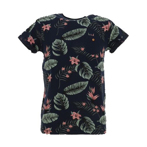 Tee Shirt Manches Courtes Deeluxe Nubie Ts M M+ Bleu Marine M