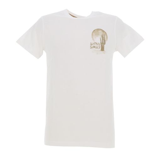 Tee Shirt Manches Courtes Deeluxe Safarsun Ts M Ope Blanc M