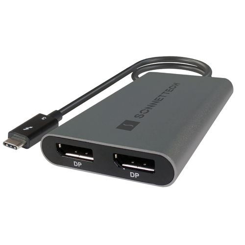 Sonnet Tb3 To Dual Displayport Adapter For 4k Displays