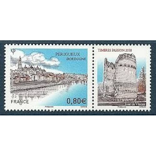 Salon International "Passion Timbres" À Périgueux (Dordogne) Vignette Attenante Année 2018 N° 5273 Yvert Et Tellier Luxe