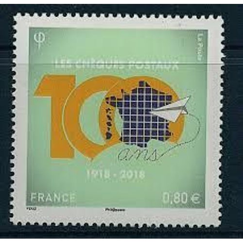 Centenaire Des Chèques Postaux Année 2018 N° 5274 Yvert Et Tellier Luxe