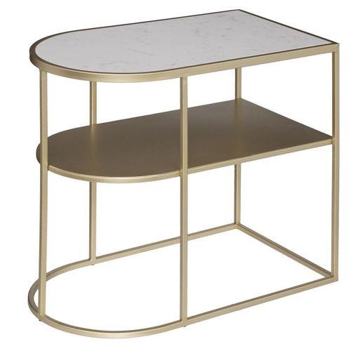 Table À Café Design "Paige" 52cm Or