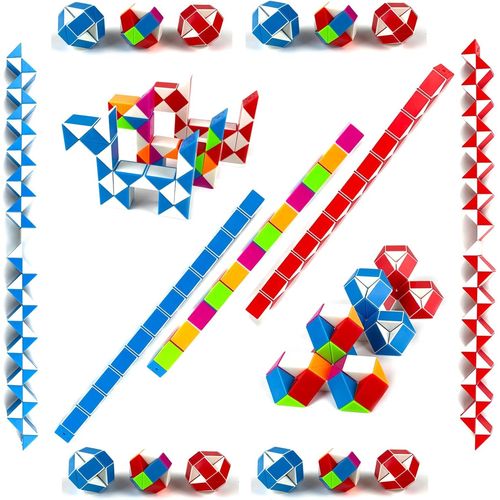 25 Pièces Mini Serpent Magiques Avec 24 N?uds,Jouet Enfant 3 Ans,Pinata Anniversaire Garcon,Fidget Toys,Anti Stress Enfant,Casse Tete Enfant,Magic Snakes,Petits Cadeaux Anniversaire