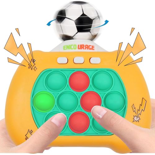 Jeu Push Pop, Jouet Sensoriel Gigogne Pour Enfants, Football Fidget Pro Pour Enfants Et Adultes, Football Rotatif À 360°, Pop It Bubble Fidget Toy Pour Enfants Adultes