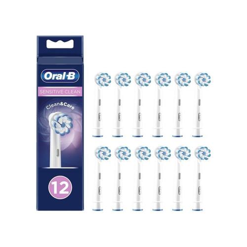 Oral-B Sensitive Clean 81748487 Tête De Brosses 12 Pièce(S) Blanc