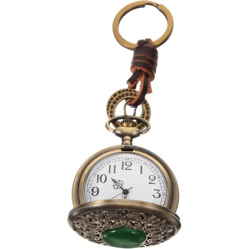Montre De Poche Afficher Montre En Or Montre Porte-Clés Portable Antique Ice Watch Retro Watch Femme Watches For Men Montre Gousset Ancienne Petite Montre Alliage