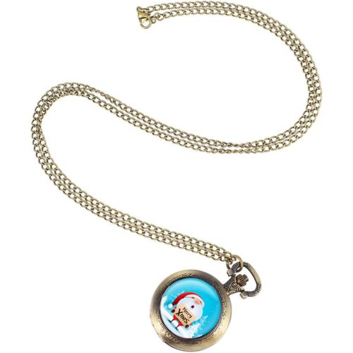 Montre De Poche Costume Noel Costume De Noel Decoration De Noel Déguisement De Noel Decor De Noel Noël Bourrage Montres De Mode Pour Femmes Montre Gousset Ancienne Alliage