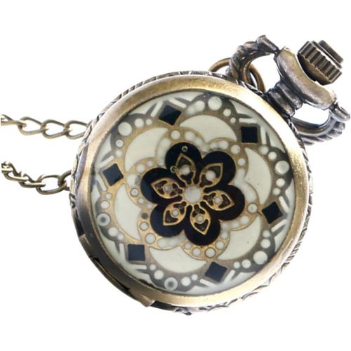 1 Pc Montre De Poche Collier Rétro Montre De Poche Ancienne Montres Steampunk Pour Hommes Montre Gousset Classique Montre Femme Homme Montre De Poche Avec Chaine Alliage De Zinc