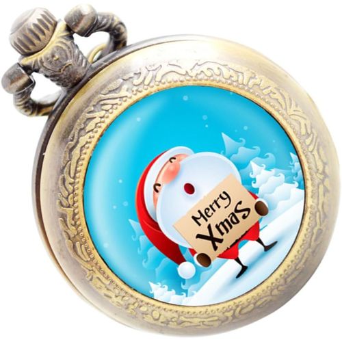 Montre De Poche Montre Personnalisée Noël Bourrage Montres Numériques Pour Dames Montre Homme Costume Noel Costume De Noel Christmas Décor Noel Montre Gousset Ancienne Alliage