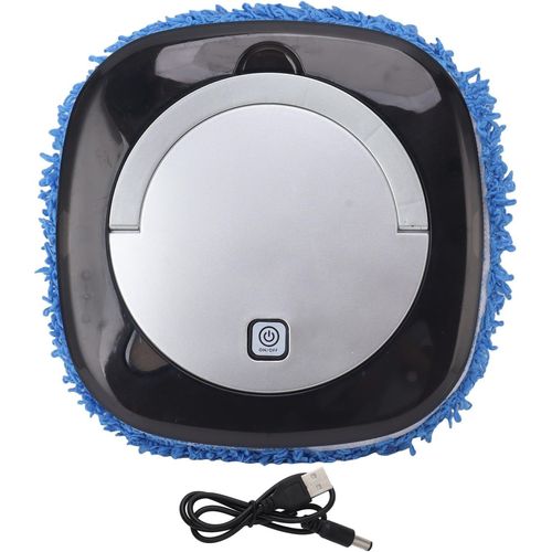Robot De Nettoyage De Sol, Robot De Nettoyage De Sol Automatique Avec Aspirateur De Réservoir D'Eau Et Robot De Nettoyage De Vadrouille (Silver)