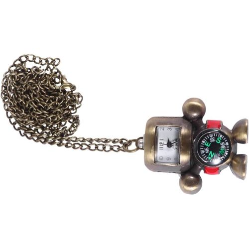 Montre De Poche De Mode Montre-Bracelet Bloc Élégante Montre De Poche Robotique Montre Robot Porte-Clés Robot Montre De Poche Pour Hommes Montre De Poche Porte-Clés Montres