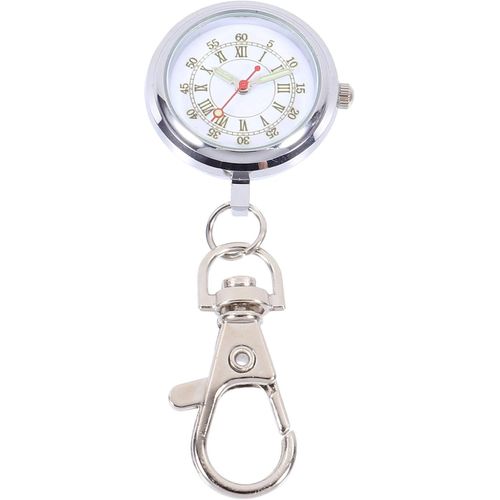 1 Pc Table D'infirmière Montre De Poche Médecin Montre Gousset Numérique Broche Montre De Poche Boîtiers De Montre Pour Hommes Matériau Du Miroir : Miroir En Verre Ordinaire Silver