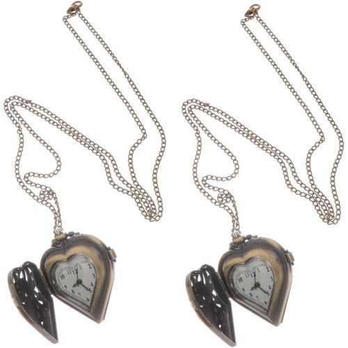2 Pièces Montre De Poche Femme Support De Carte Graphique Montre De Poche Pour Hommes Montres De Poche Pour Hommes Montre Gousset Ancienne Cadeau D'anniversaire Manquer Évider