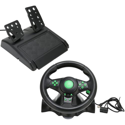 Volant De Course Pc, Volant Pc, Technologie Hot Plug, Retour De Vibration, Usb 4 En 1 Pour Ps3