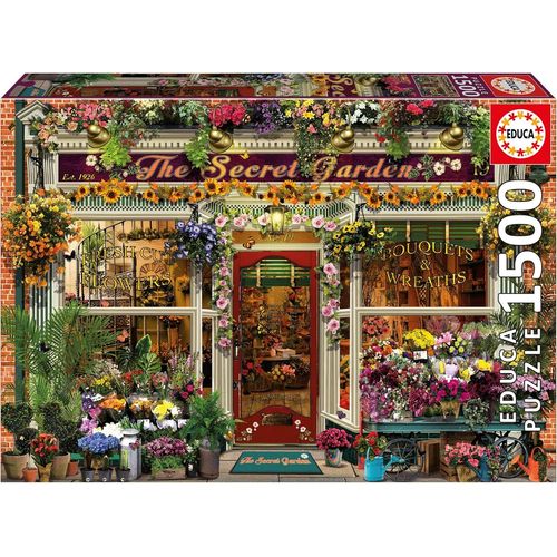 - Puzzle De 1500 Pièces Pour Adultes | Le Jardin Secret. Mesure: 85 X 60 Cm. Contient Environ De La Colle Fix Puzzle. À Partir De 14 Ans (19940)