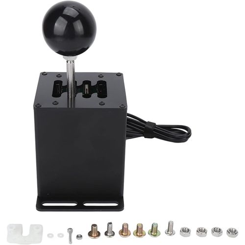 Simulateur Usb Shifter Pour Ats Ets Dust Wrc Sim Racing Game, 7+R H Gear Shifter, Sim Racing Game Gear Shifter Pour G29 G27 G25 G920 Pc, Pour Volant Thrustmaster T300rs/Gt, Pour Windows