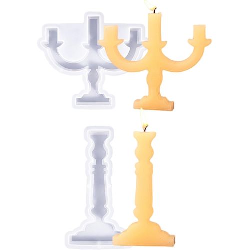 Bougies Piliers Pour Fabrication De Bougies Moules En Résine Époxy Longue Bougie Moule En Silicone Pour Bougies Facile À Démouler Pour Faire Des Bougies De Décoration D'intérieur Facile À