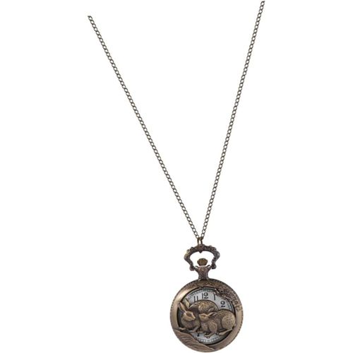 1 Pc Montre De Poche Nostalgique Homme Montre De Poche Steampunk Numérique Groupe Remontoir Plaid Beige Chaîne De Poche Pour Fils Montre De Poche Ancienne Rétro Marchandise Coffee