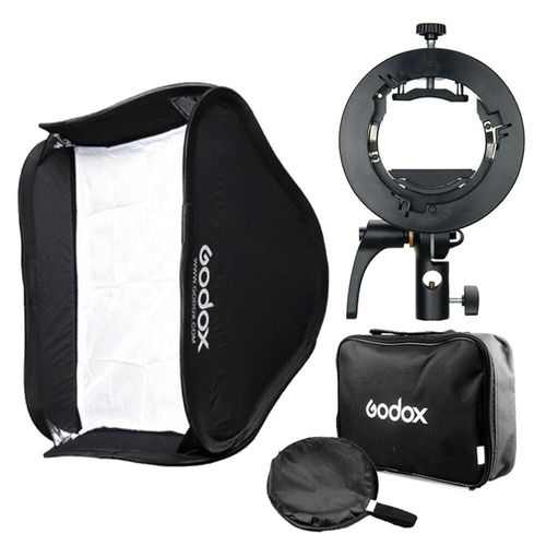 boîte à lumière S2 Speedlite avec grille en nid d'abeille,boîte à lumière Type S Bowens Flash fr godox V1 V860II AD200 AD400PRO TT600 TT685 - Type S2 add 80cm Softbox