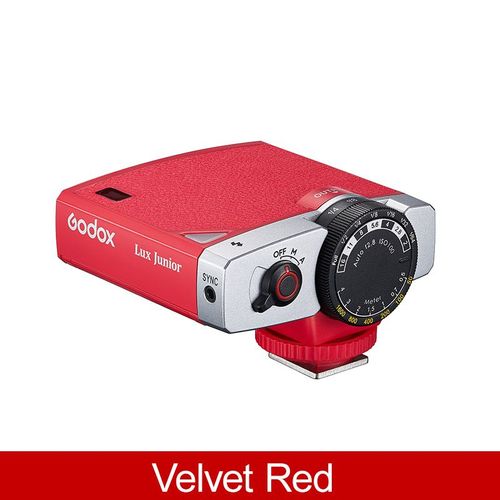 godox Lux Junior caméra Flash couleur rétro Speedlite GN12 7 niveaux déclencheur pour appareil photo Fujifilm Canon Nikon Olympus Sony - Type Red