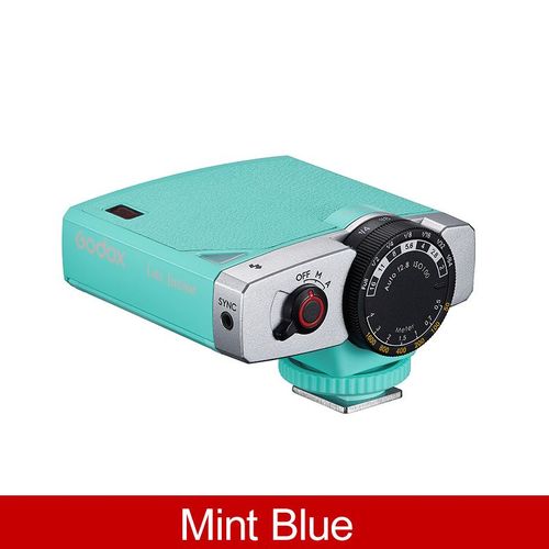 godox Lux Junior caméra Flash couleur rétro Speedlite GN12 7 niveaux déclencheur pour appareil photo Fujifilm Canon Nikon Olympus Sony - Type Mint