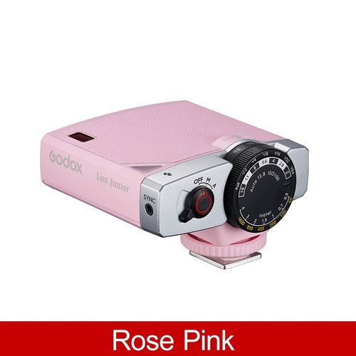 godox Lux Junior caméra Flash couleur rétro Speedlite GN12 7 niveaux déclencheur pour appareil photo Fujifilm Canon Nikon Olympus Sony - Type Pink
