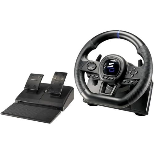 Superdrive - Volant De Course Sv650 Avec Pédalier Et Palettes De Vitesses Xbox Serie X/S, Switch, Ps4, Xbox One, Pc (Programmable Pour Tous Les Jeux)