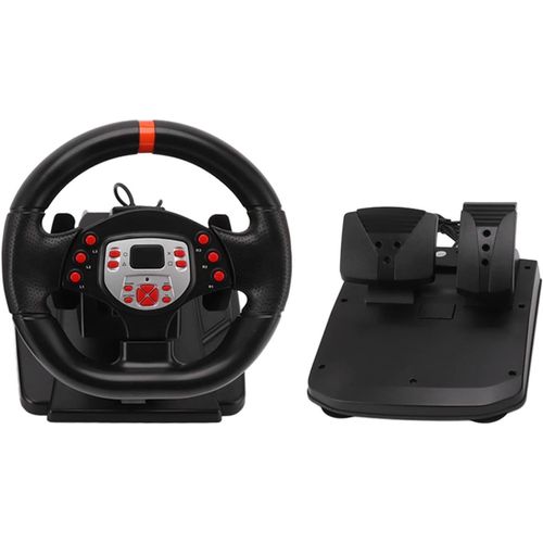 Jeu De Volants De Course, Plug And Play 180 Degrés Usb Pc Volant Avec Pédales Pour 360 Pc Pour Ps3 Moteurs Complets Pour Interrupteur Moteurs Électriques Et
