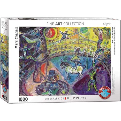 Puzzle Marc Chagall Le Cheval De Cirque (1000 Pièces, Multicolore)