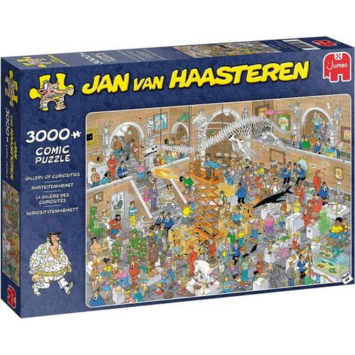 Spiele-Jan Van Haasteren-Kuriositätenkabinett-3000 Teile Jeu De Puzzle, 20031, Multicolore, 122x85cm