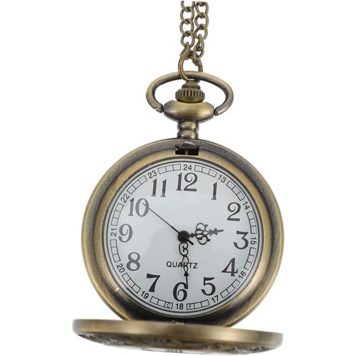 1pc Montre De Poche Bourdonner Montre Suspendue Montre Fête Des Pères Montre Accessoires Poche Suspendue Vintage Montre Gousset Ancienne Jouets Black Alliage De Zinc
