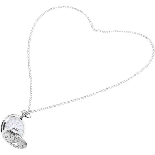 Montre De Poche À Chiffres Romains Pour Homme Et Femme Pendentif Vintage Collier À Quartz Chaîne Pour Danniversaire