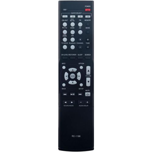 Rc-1196 Remplacement De La Télécommande Convient Pour Denon Récepteur Vidéo Avr-X510Bt Avr-S500Bt Avr-X520Bt Avr-S510Bt