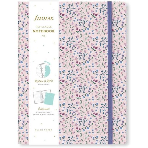 Meadow Carnet Rechargeable Rose Format A5