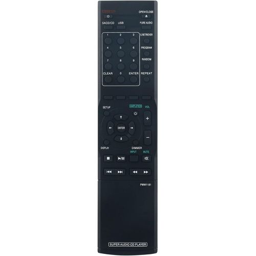 Nouveau Pww1181 Télécommande De Remplacement - Pww1181 Télécommande Compatible Avec Pioneer Super Audio Cd Player Pww1181 Pd-10-K Pd-10-S Remote Controller