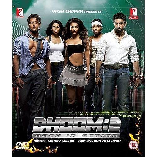 Dhoom 2 Back In Action Bollywood DVD With English Subtitles by