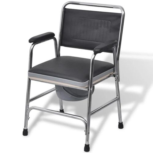 Chaise D'aisance Acier Noir