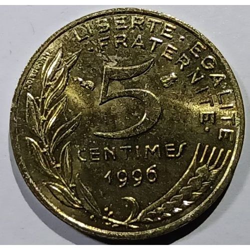 Pièce 5 Centimes Marianne Cupro-Aluminium 1996