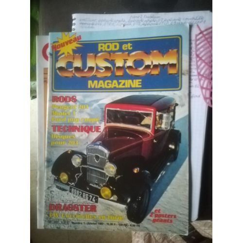 Rod Et Custom 1 De 1982 Peugeot 201 Rod,Ford T Cab,Corvette Street Drag